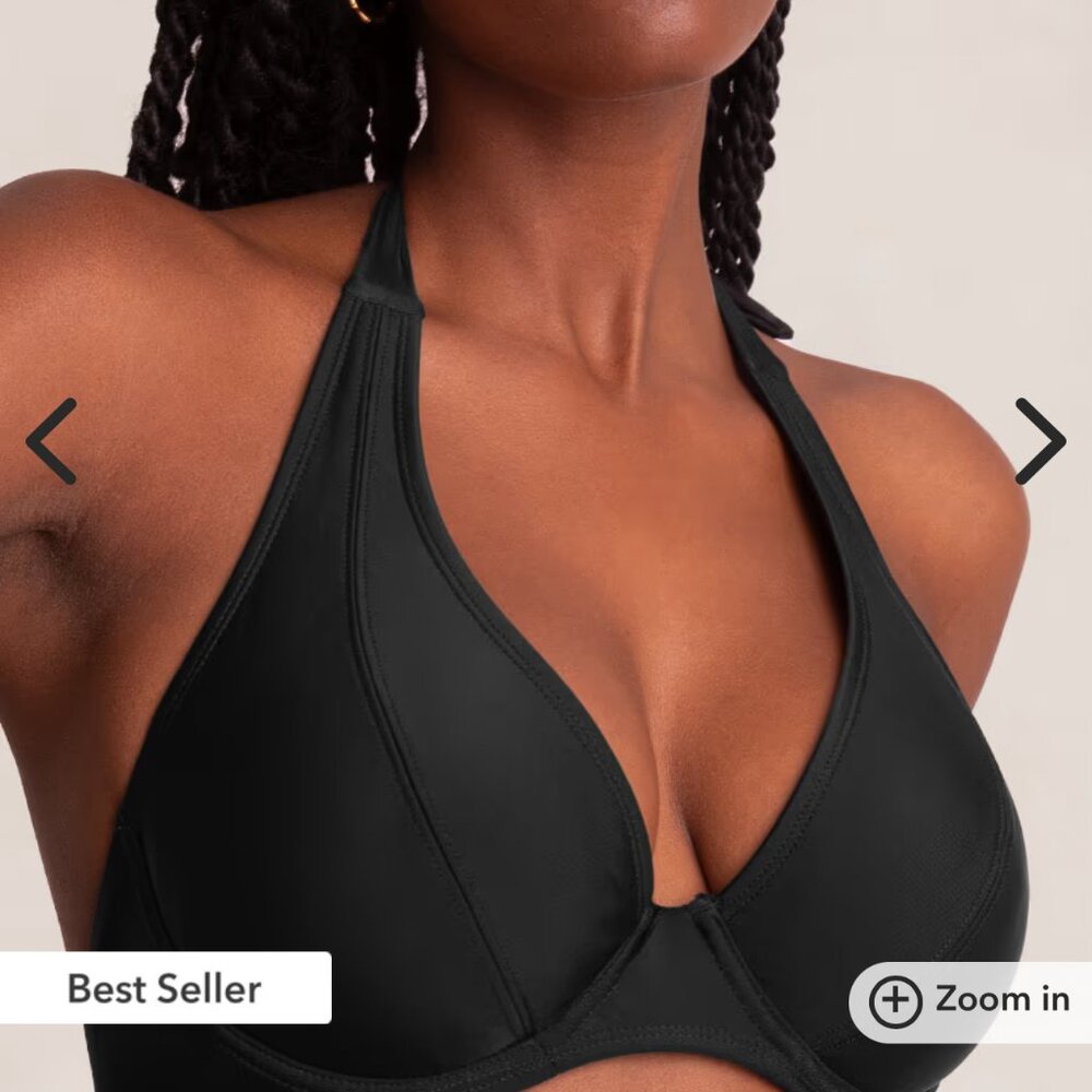 Shapermint Essentials Full Coverage Halter Bikini Top [A1-15]